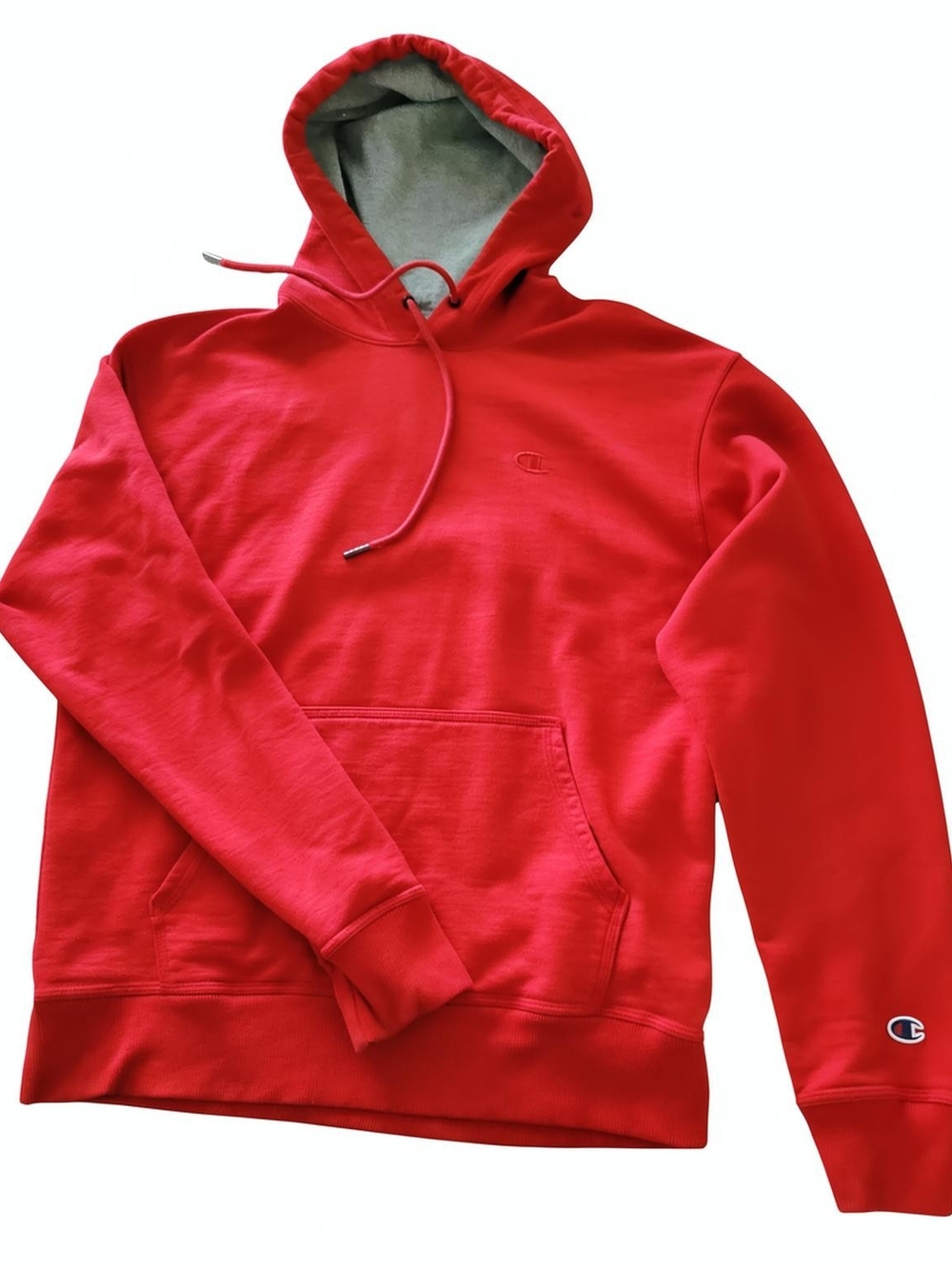 Champion Men's Classic Red Pullover Hoodie